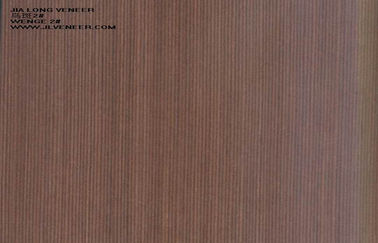 Constructional Engineered Zebrano Wood Veneer Wall Panels Artificial
