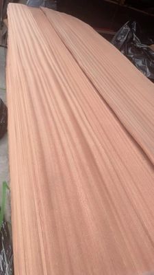 Sliced Natural Quarter Cut Pink Sapelli Veneer Sheet For Plywood